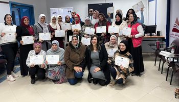  تكريم المشاركات في نهاية ورشة عمل رابطة المرأة العربية بمحافظة الشرقية