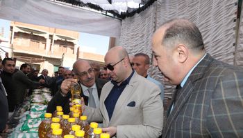 إفتتاح معرض قرية ابشنا ببني سويف 