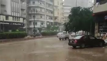 أمطار غزيرة تضرب محافظة البحيرة 