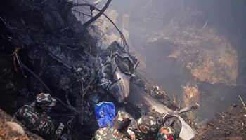 ضحايا طائرة نيبال