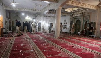  تفجير انتحاري في مسجد باكستان