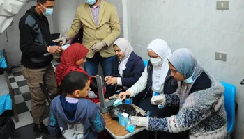 قافلة طبية شاملة من جامعة كفرالشيخ لقرية " صندلا" ‎‎ ضمن مبادرة حياة كريمة