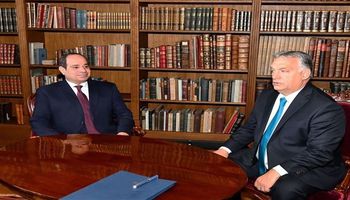 الرئيس السيسي ورئيس وزراء المجر