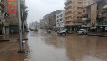 امطار غزيرة تضرب محافظة البحيرة 