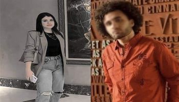 نيرة أشرف والمتهم بقتلها محمد عادل