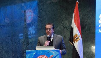 وزير الصحة خلال مؤتمر الجمعية المصرية لأمراض الذكورة