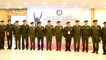 القوات المسلحة تنظم المؤتمر السنوى الأول لتخصص الطب الطبيعى والتأهيلى وعلاج الروماتيزم 