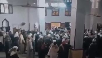 نعش متوفى يرفض الخروج من المسجد ببنى سويف 