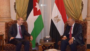 وزير الخارجية يستقبل نظيره الأردني