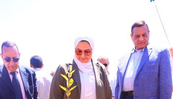 وزيرة التضامن الاجتماعي في شمال سيناء 