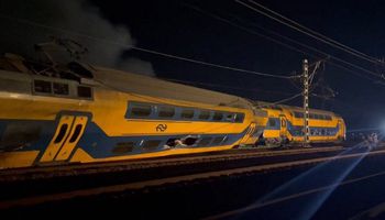 اصطدام قطارين جنوب هولندا