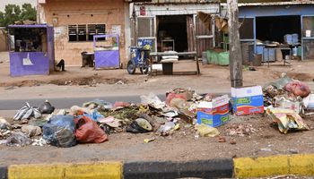 النفايات في شوارع السودان