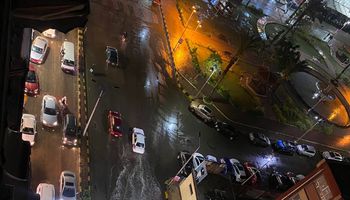 برق ورعد وأمطار غزيرة على أنحاء بورسعيد