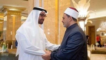 رئيس الإمارات وشيخ الأزهر 