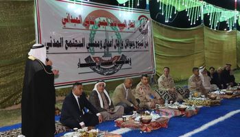 قيادة الجيش الثانى الميدانى تنظم مؤتمراً وحفل إفطار لشيوخ وعواقل شمال سيناء
