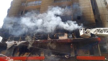 حريق يلتهم محل أثاث بالإسكندرية