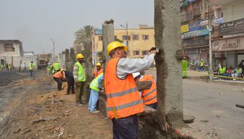 إعادة بناء معرض شباب مصر ببني سويف 