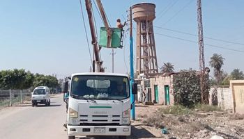 تحرير محاضر إشغال طريق بالمنيا 