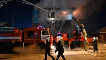 حريق في إحدى مصافي النفط بجنوب روسيا إثر هجوم بطائرة مسيرة