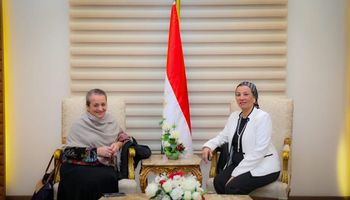 وزيرة البيئة تودع الأميرة عالية بنت الحسين في ختام زيارتها لمصر 