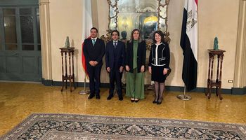 وزيرة الثقافة تلتقي سفير مصر في إيطاليا لبحث سبل التعاون 