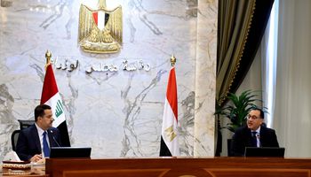 رئيسا وزراء مصر والعراق 
