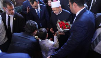 شيخ الأزهر في افتتاح مسجد الظاهر بيبرس 
