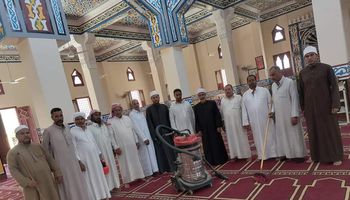 مديرية أوقاف مطروح تبدأ حملة نظافة مكبرة للمساجد استعدادا لصلاة عيد الأضحى  