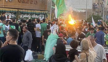 احتفالات البورسعيدية قبل انطلاق نهائى كأس الرابطة 