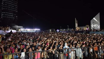 حفل تامر حسني في مهرجان العلمين الجديدة 
