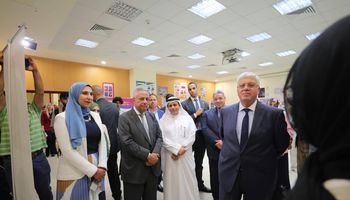 وزير التعليم العالي يزور الجامعة العربية المفتوحة
