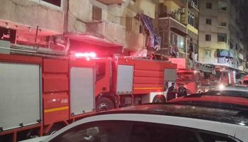 حريق يلتهم شقة سكنية بالإسكندرية
