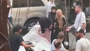 انهيار عروس في حفل زفافها