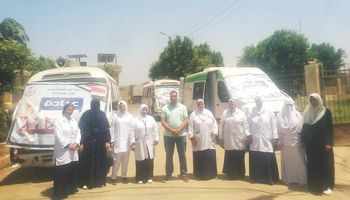 قافلة طبية مجانية بقرية الكومي بطامية 