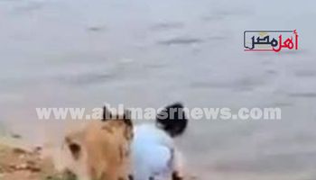 كلب ينقذ فتاة من الغرق