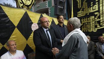 محافظ بنى سويف يقدم العزاء في ضحايا إعصار دانيال بمنطقة درنة الليبية 