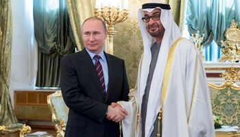 الرئيس الاماراتي والروسي