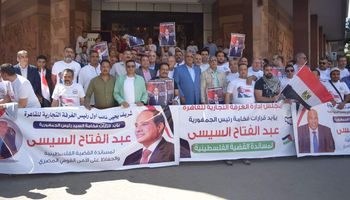  فعاليات الوقفة التضامنية لمجلس إدارة غرفة القاهرة التجارية