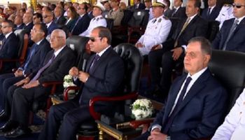 الرئيس السيسي في احتفالات عيد الشرطة