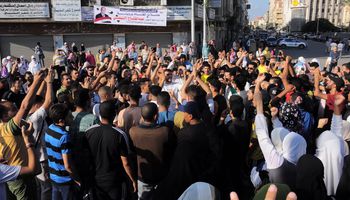 مسيرات مظاهرة منع مخطط تهجير أهل فلسطين إلى سيناء