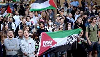 مظاهرات في الأردن داعمة لفلسطين