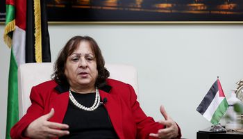 وزيرة الصحة الفلسطينية