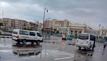 أمطار غزيرة تضرب الإسكندرية