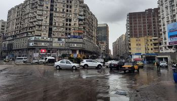 أمطار غزيرة في الإسكندرية
