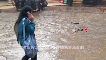 سقوط الأمطار خفيفة علي محافظة الفيوم 
