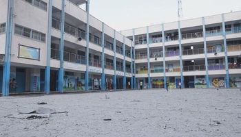 قصف مدرسة الأونروا