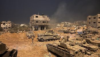 انتشار قوات جيش دولة الاحتلال داخل قطاع غزة
