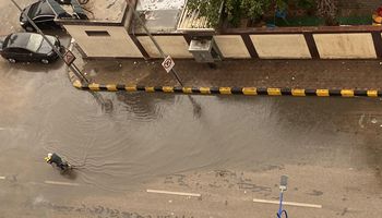 هطول أمطار غزيرة على بورسعيد