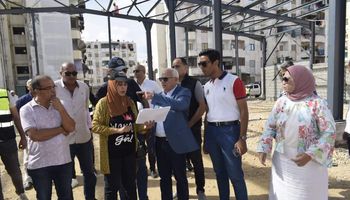 محافظ بورسعيد يؤكد :  قرب الانتهاء من  إنشاء «سوق خديجة» الجديد بحي الضواحي . 