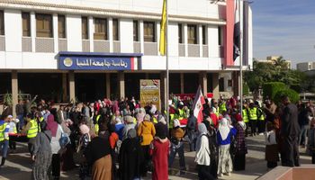 مسيرات جامعة المنيا 